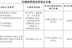 合利宝被罚合计7487.99万元：违反清算管理规定等