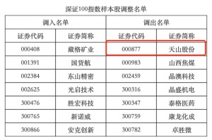 遭深证100“除名”背后，天山股份多维承压