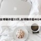 【全球确诊超33万,全球确诊超4024万】