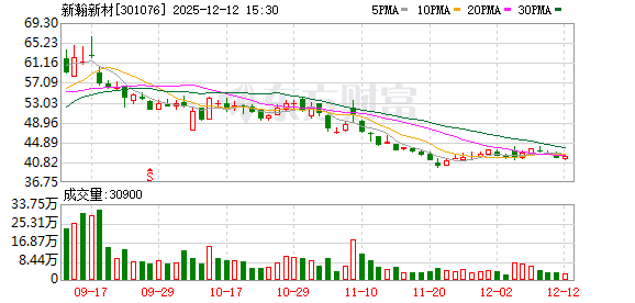 新瀚新材：变更签字注册会计师为田业阳和陆苏敏