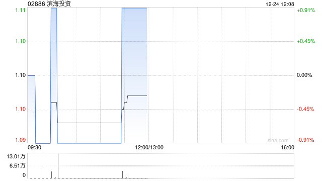 滨海投资于12月24日斥资11.76万港元回购10.6万股