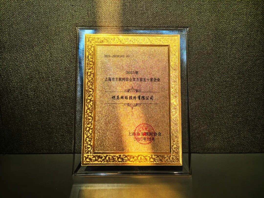 恺英网络荣膺“上海市互联网综合实力50强	”