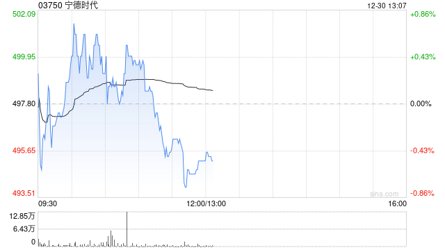 花旗：内地1月电池行业规划产量下跌并非因实质需求减少 首选宁德时代