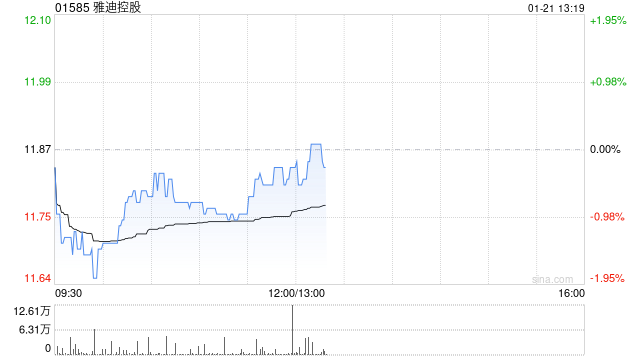 国元国际：维持雅迪控股“买入	”评级 2025年盈利大幅增长