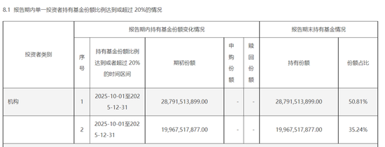 中央汇金	，最新动向