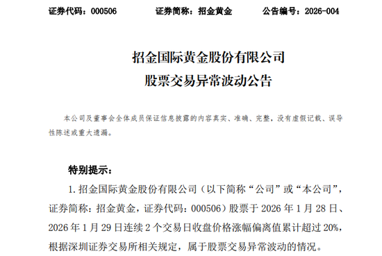 9天6涨停、5连板......A股多只黄金牛股，紧急提示风险！