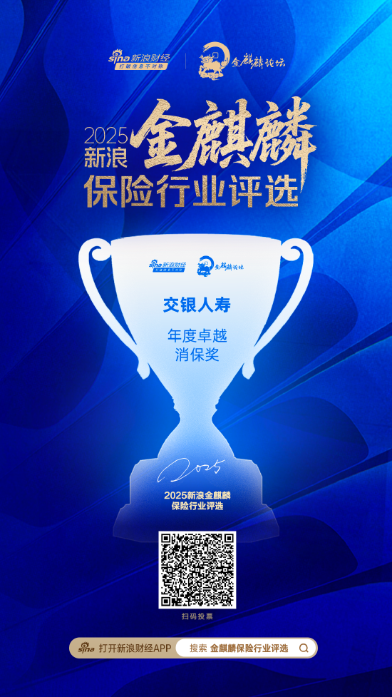 交银人寿获评“年度卓越消保奖	”