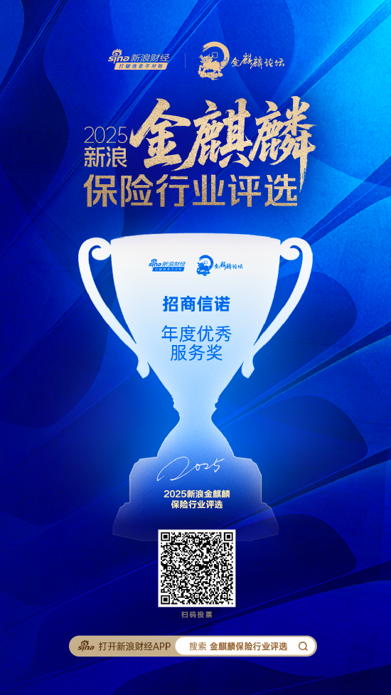 招商信诺获评“年度优秀服务奖	”