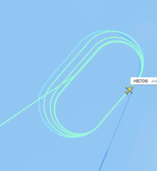 大湾区航空一航班飞到台湾后	，空中盘旋数圈紧急折返香港，航司称系考虑安全